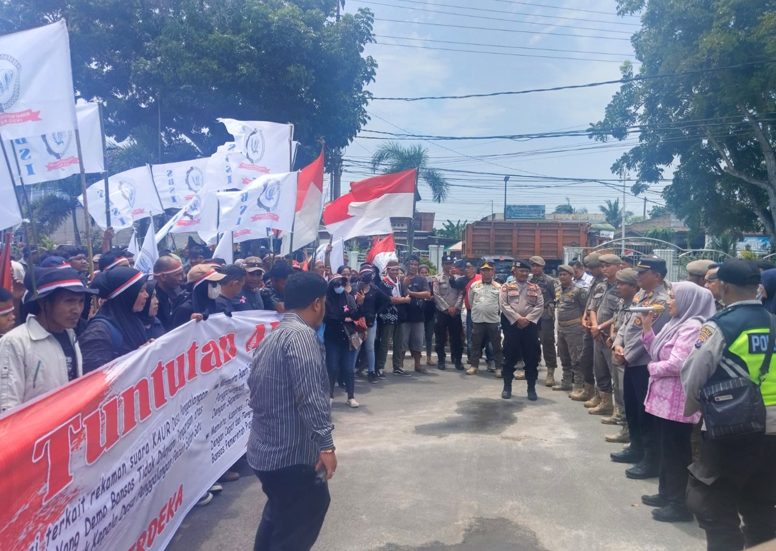 Laporan Dugaan Penyelewengan Bansos Kades Penggalangan Terus Bergulir di Polres Tebingtinggi