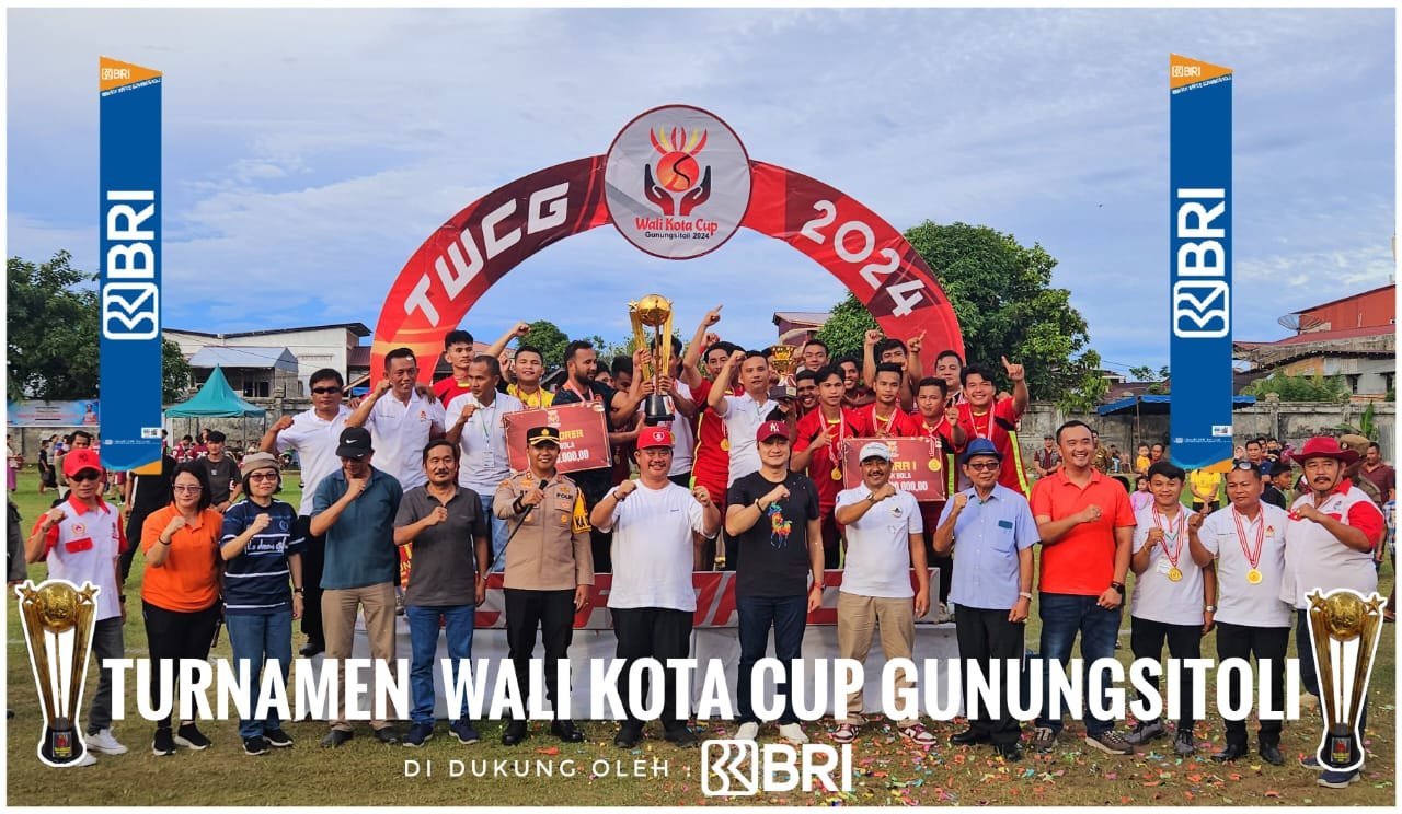 BRI BO Gunungsitoli Sponsor Turnament Wali Kota Cup Gunungsitoli 2024, Hadiri Penutupan Turnamen Secara Resmi