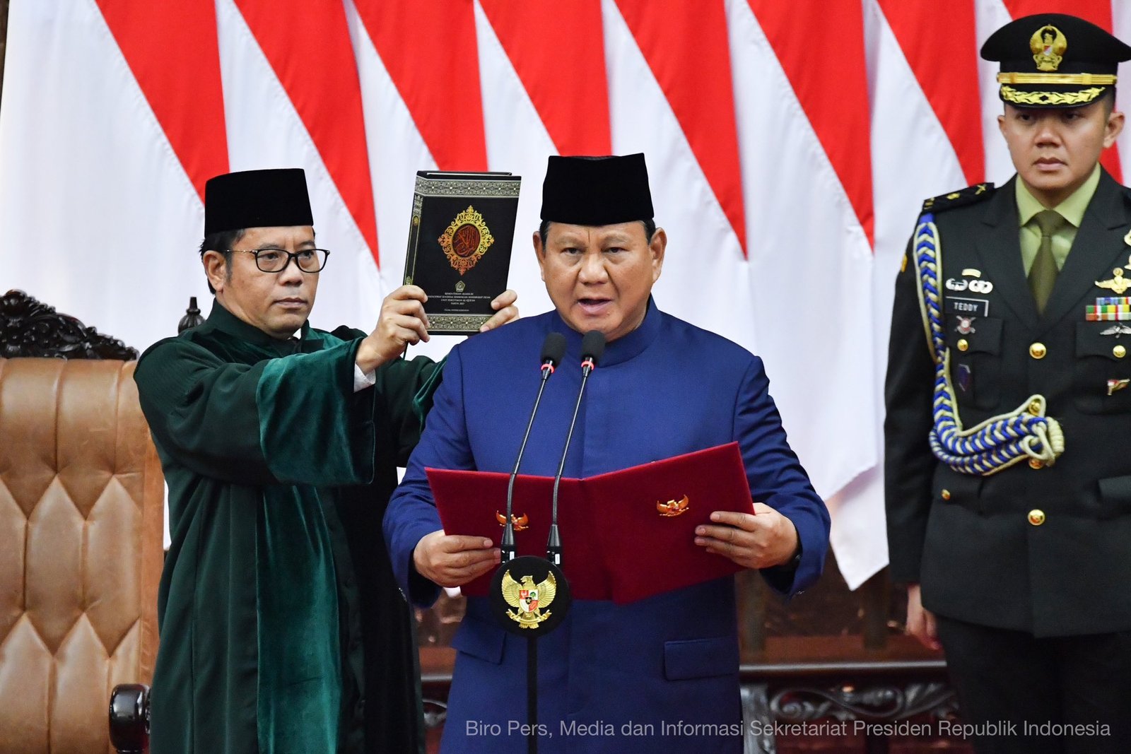 Resmi, Prabowo-Gibran Pimpin Indonesia  Periode 2024-2029