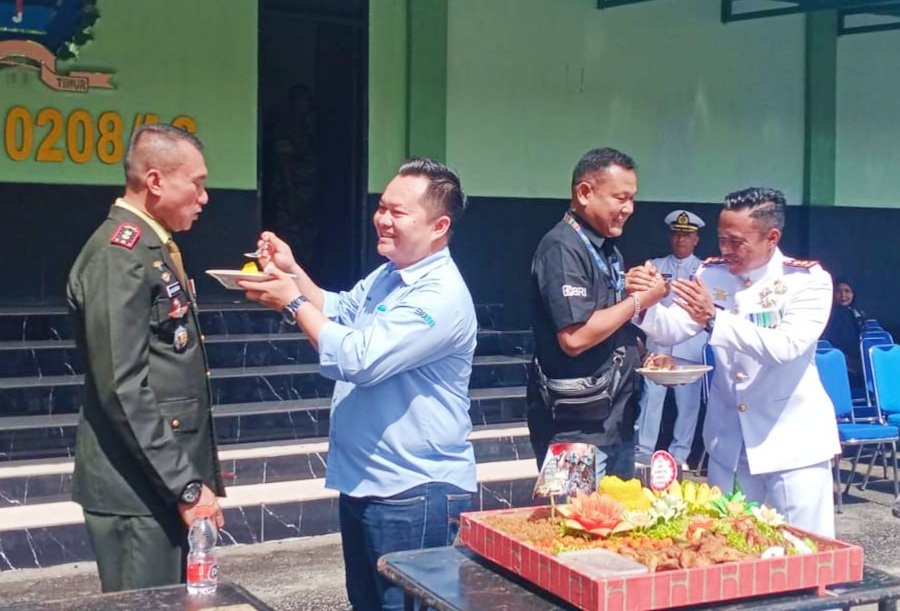 Peringatan HUT TNI ke-79 di Makodim 0208/AS, BRI Kisaran Beri Ucapan Selamat